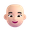 woman bald emoji